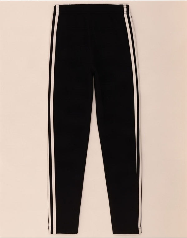 Adidas Mädchen-Trainingshose, 7–8 Jahre, schwarzes Polyester