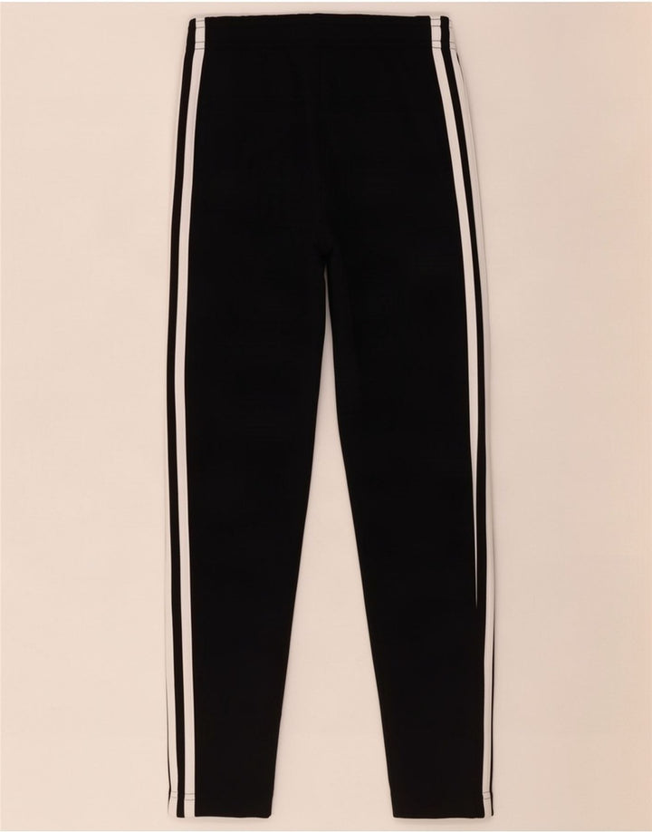 Adidas Mädchen-Trainingshose, 7–8 Jahre, schwarzes Polyester