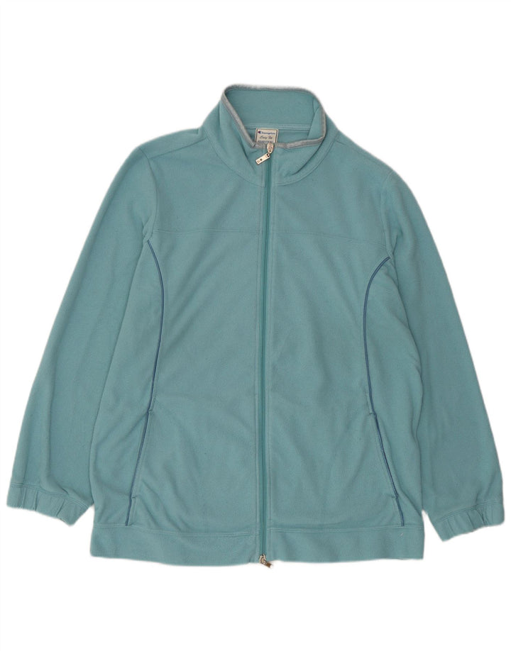 Champion Damen Easy Fit Fleecejacke UK 20 2XL Blau Polyester
