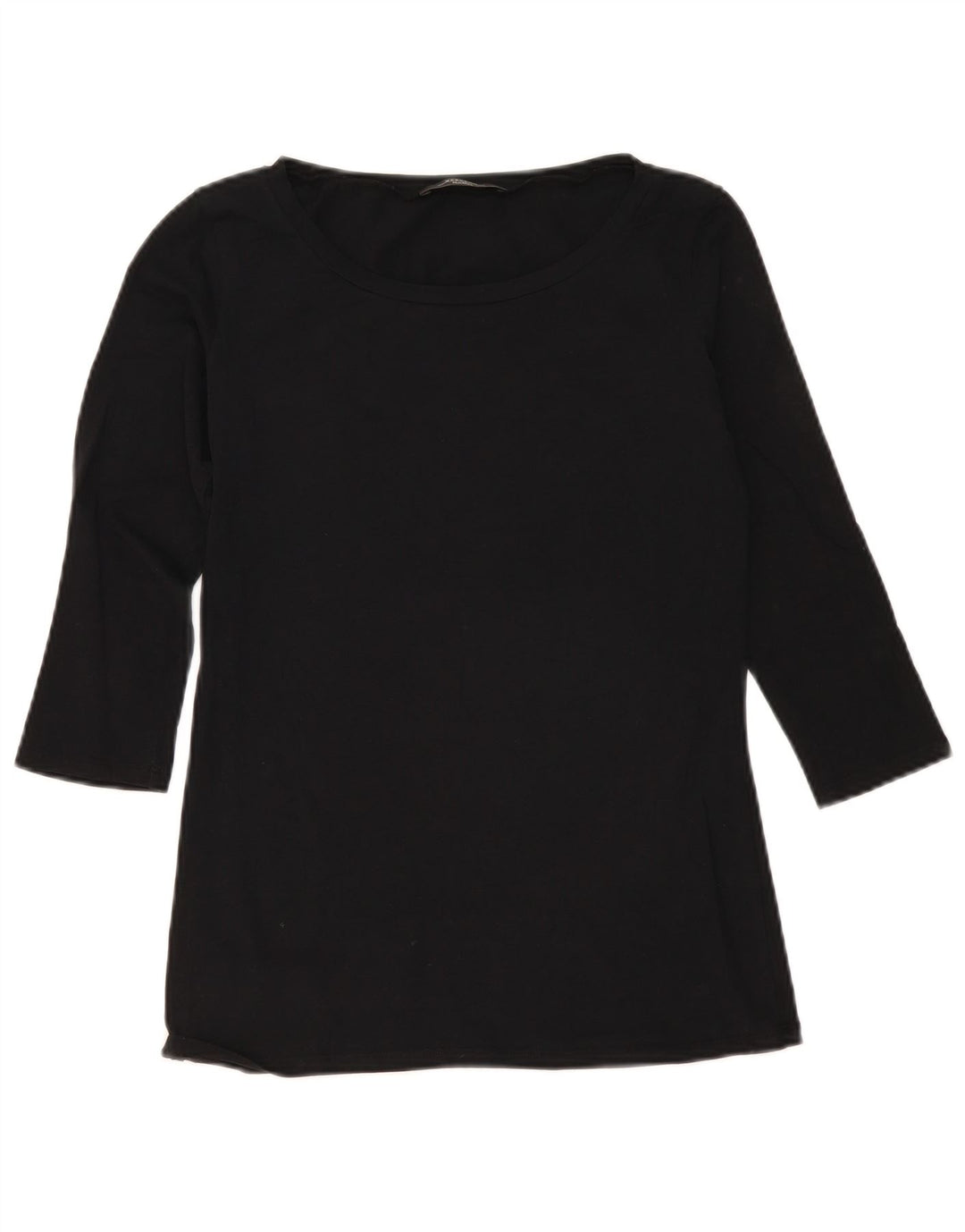 Max Mara Damen Weekend Top 3/4 Ärmel UK 12 Medium Schwarz