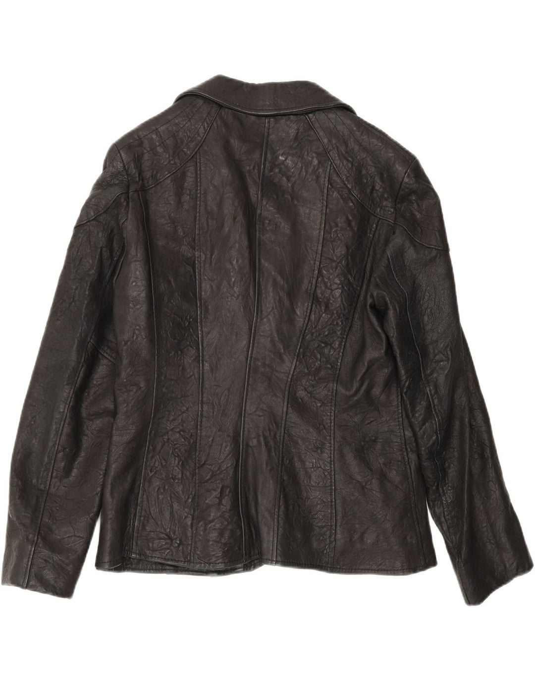 MASTERPELLE Womens Leather Jacket IT 50 XL Black Patchwork Leather Vintage Masterpelle and Second-Hand Masterpelle from Messina Hembry 
