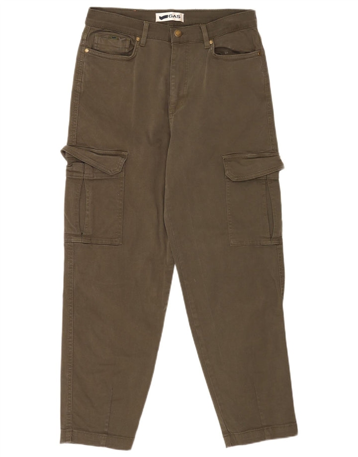 Gas Herren Tapered Cargohose W28 L27 Khaki