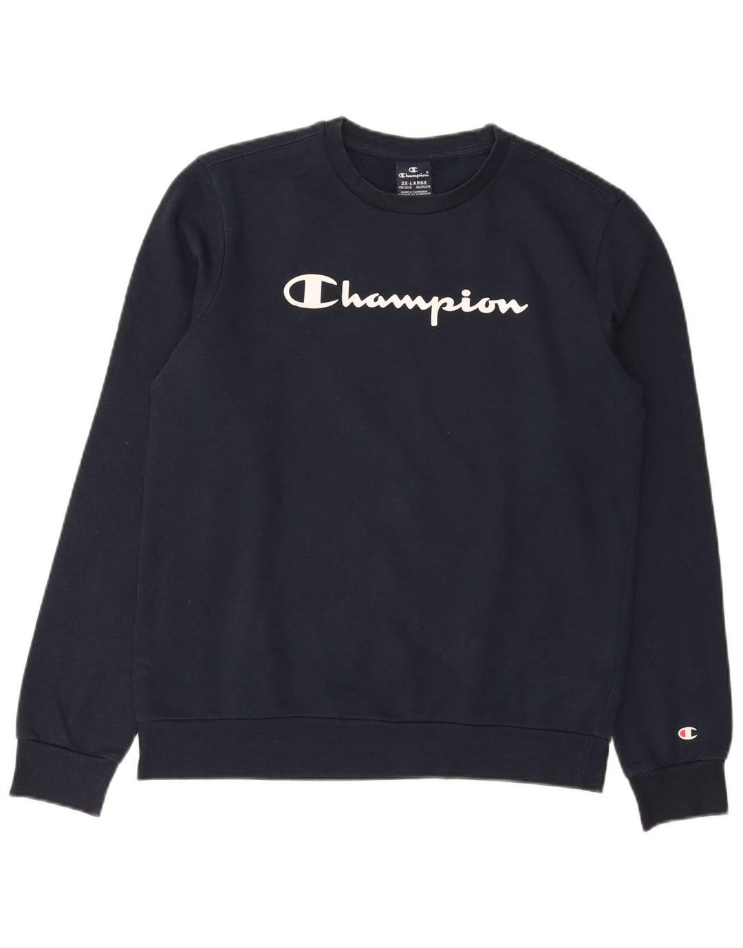 Champion Jungen-Sweatshirt mit Grafik, 15–16 Jahre, 2XL, Marineblau, Baumwolle