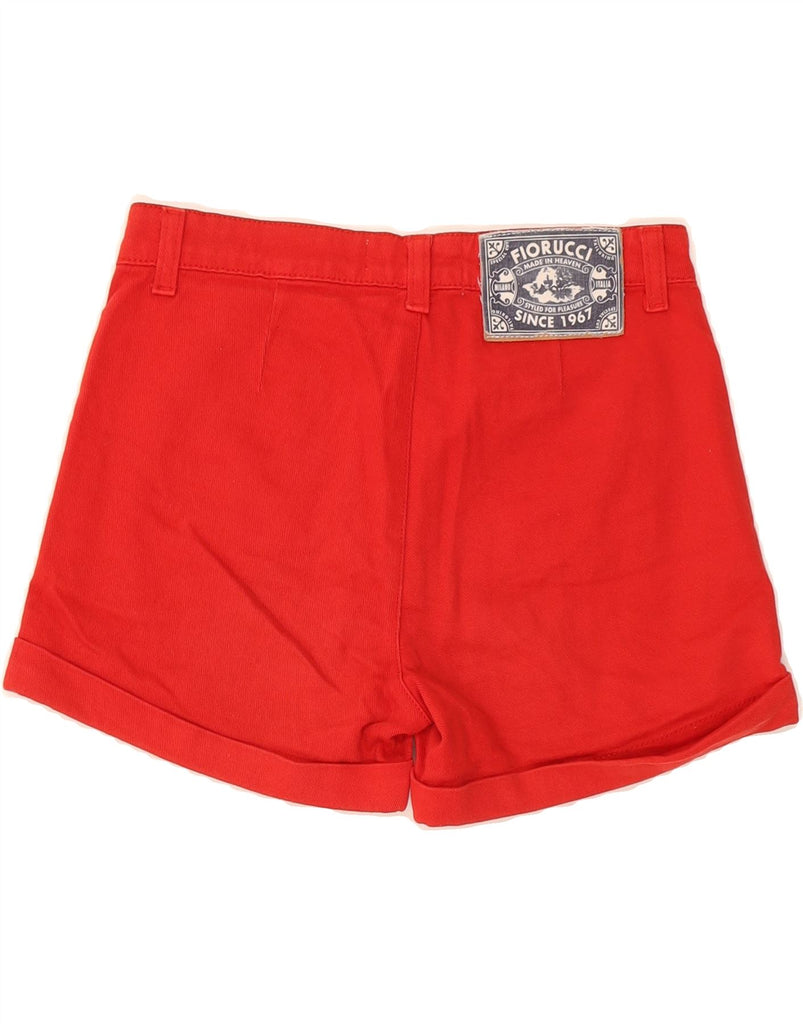 FIORUCCI Womens Denim Shorts W30 Medium Red Vintage Fiorucci and Second-Hand Fiorucci from Messina Hembry 