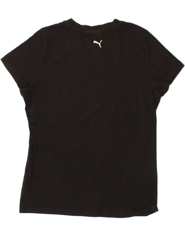 PUMA Womens Graphic T-Shirt Top UK 16 Large Black Vintage Puma and Second-Hand Puma from Messina Hembry 