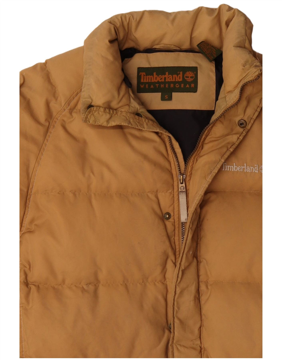 Timberland Herren Weathergear Übergroße gepolsterte Jacke UK 36 Small Gelb