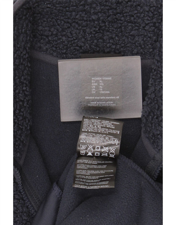 Jack Wolfskin Damen Fleecejacke UK 18 XL Marineblau Polyester