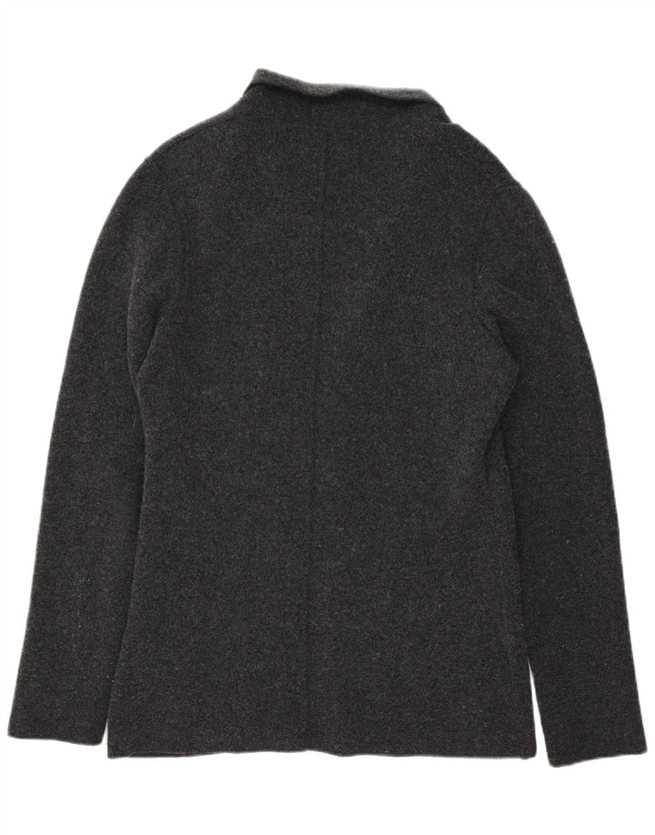 Liu Jo Herren-Strickblazer mit 3 Knöpfen, UK 42, XL, graue Wolle