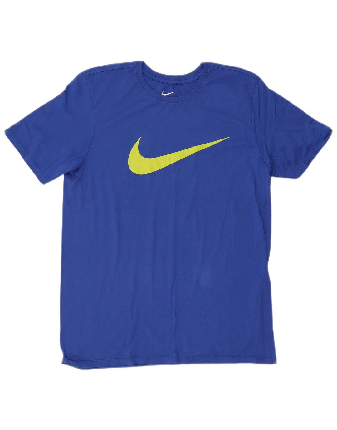 Nike Herren Athletic Fit Grafik-T-Shirt-Oberteil Mittelblau