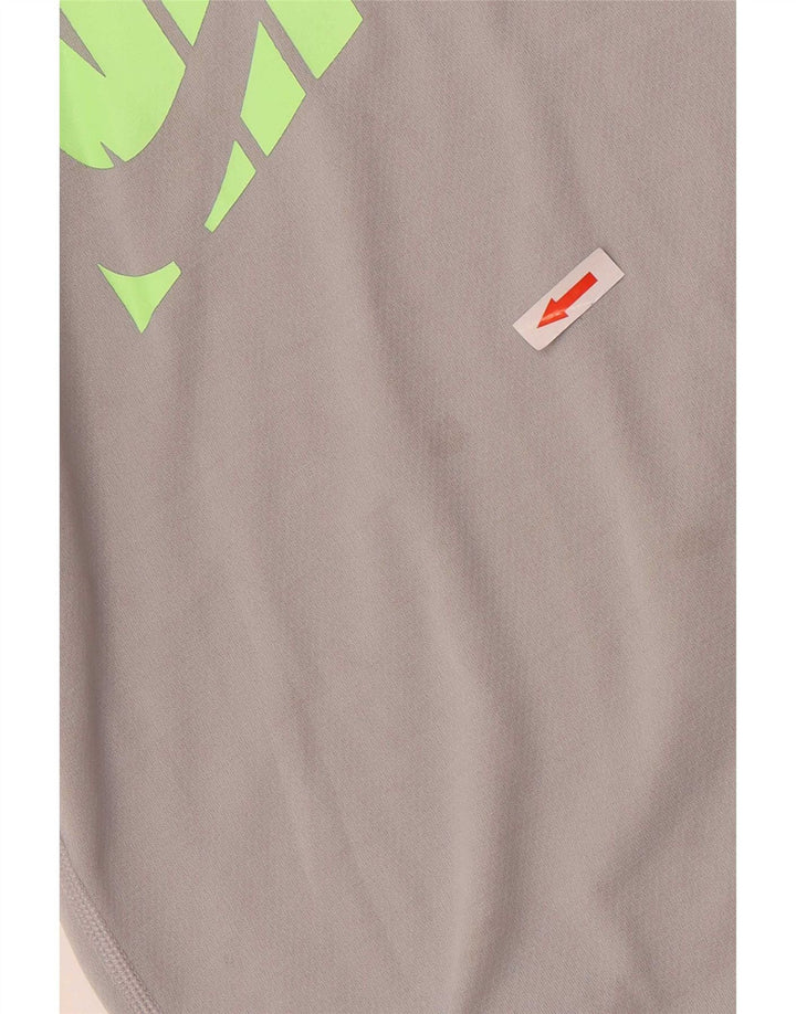 Nike Dri Fit Standard Grafik-T-Shirt für Jungen, 8–9 Jahre, Größe S, Grau
