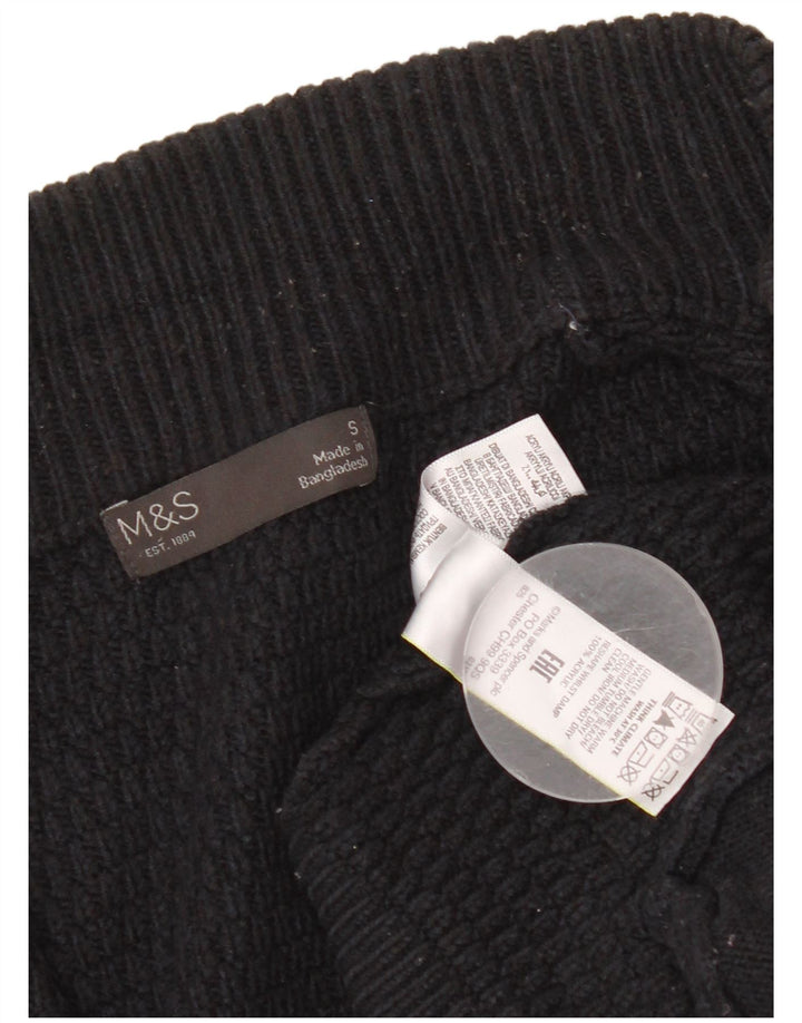 Marks & Spencer Herren-Strickjacke, klein, marineblau, Acryl