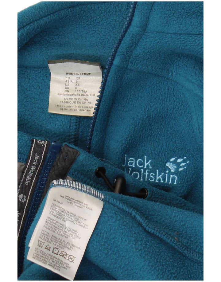 Jack Wolfskin Damen Liner Fleecejacke UK 8 Small Blau Polyester