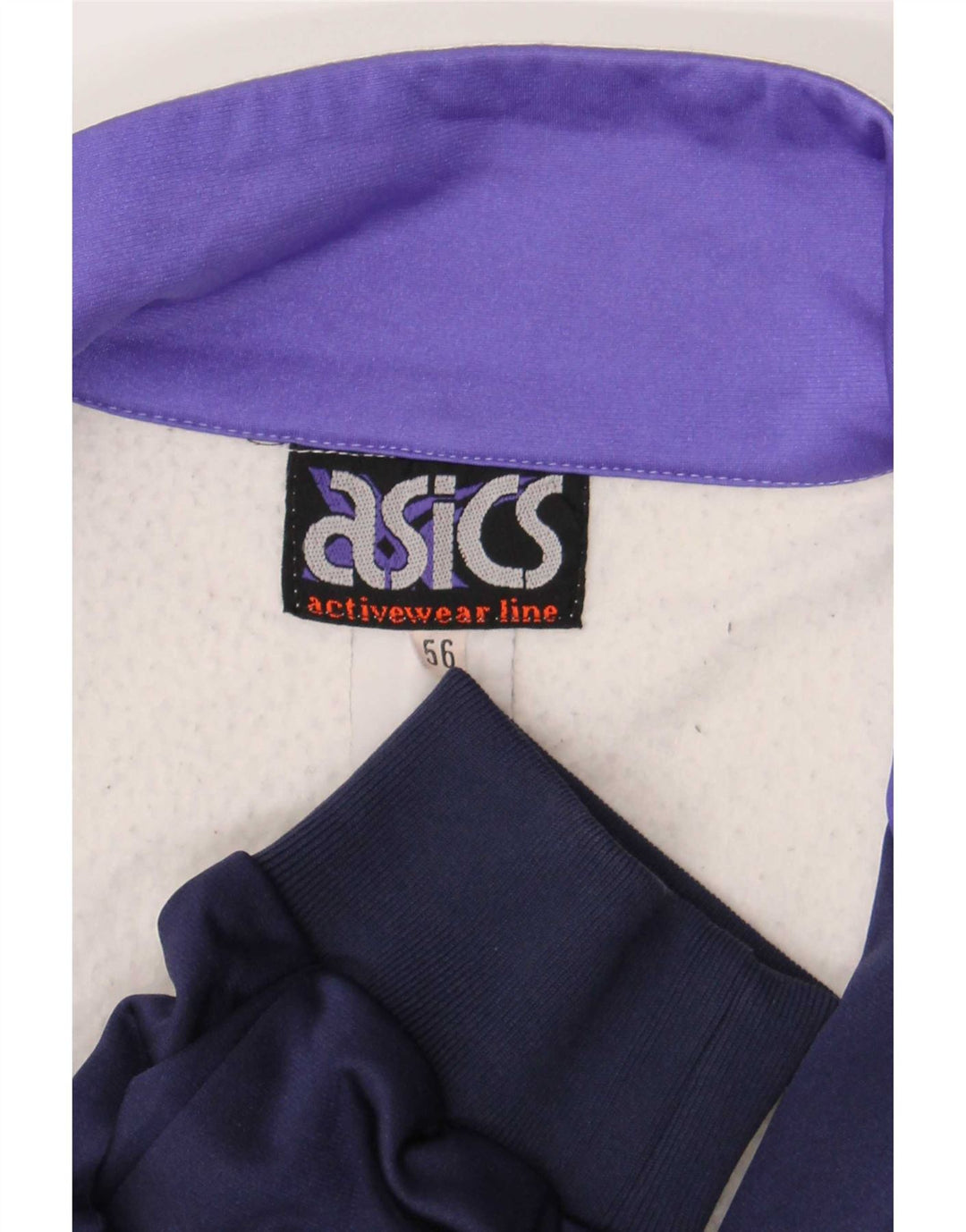 Asics Herren-Trainingsanzugoberteil mit Grafik, IT 56 XL, Marineblau, Farbblock