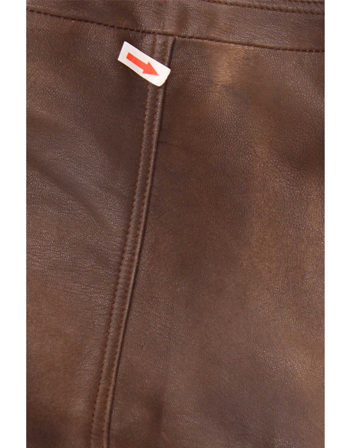 Vintage Herren Lederjacke UK 38 Mittelbraun