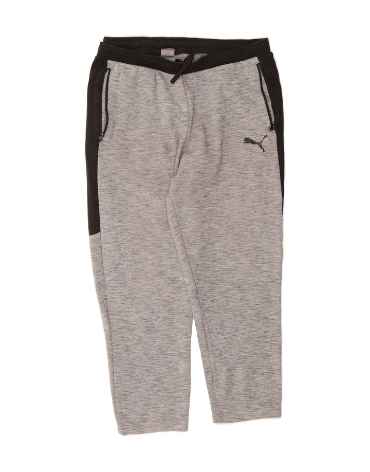 PUMA Mens Tracksuit Trousers 2XL  Grey Colourblock Cotton Vintage Puma and Second-Hand Puma from Messina Hembry 