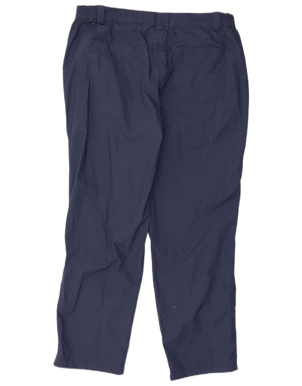 Mountain Warehouse Damen-Freizeithose mit hoher Taille, UK 18, XL, W36, L29, Marineblau