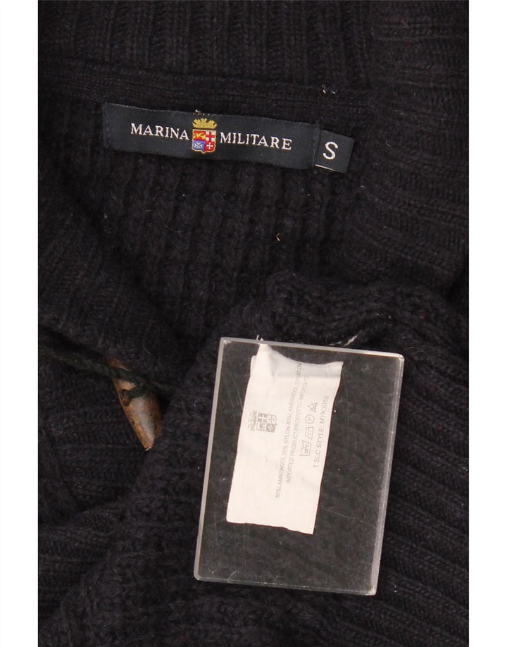 MARINA MILITARE Damen-Pullover mit Schalkragen, Gr. 10, Größe S, Marineblau