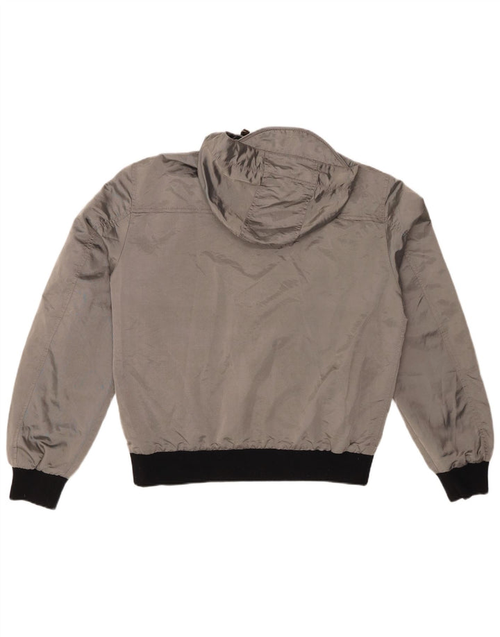 REFRIGIWEAR Herren-Bomberjacke mit Kapuze, UK 40, Größe L, grau, Polyester