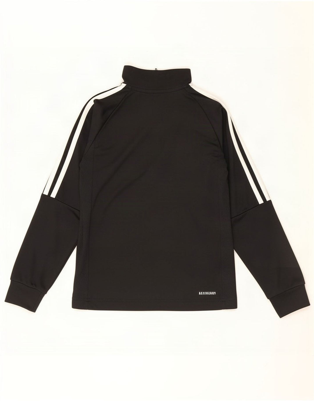 Adidas Jungen Aeroready Zip Neck Pullover Trainingsanzug Top 9–10 Jahre Schwarz