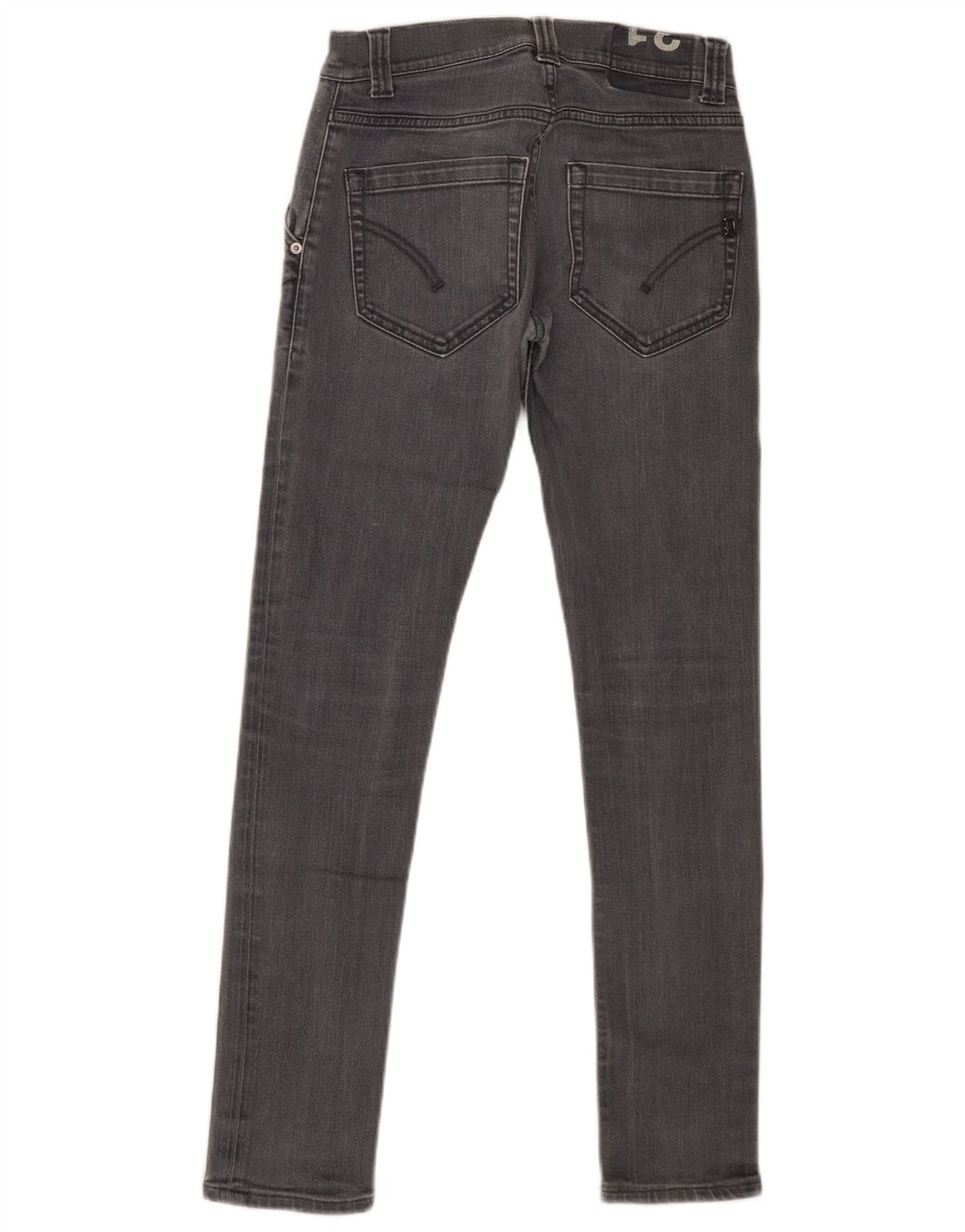 Dondup Damen Skinny Jeans W31 L29 Graue Baumwolle