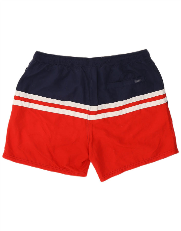 Pierre Cardin Herren Badeshorts XL Rot Colourblock