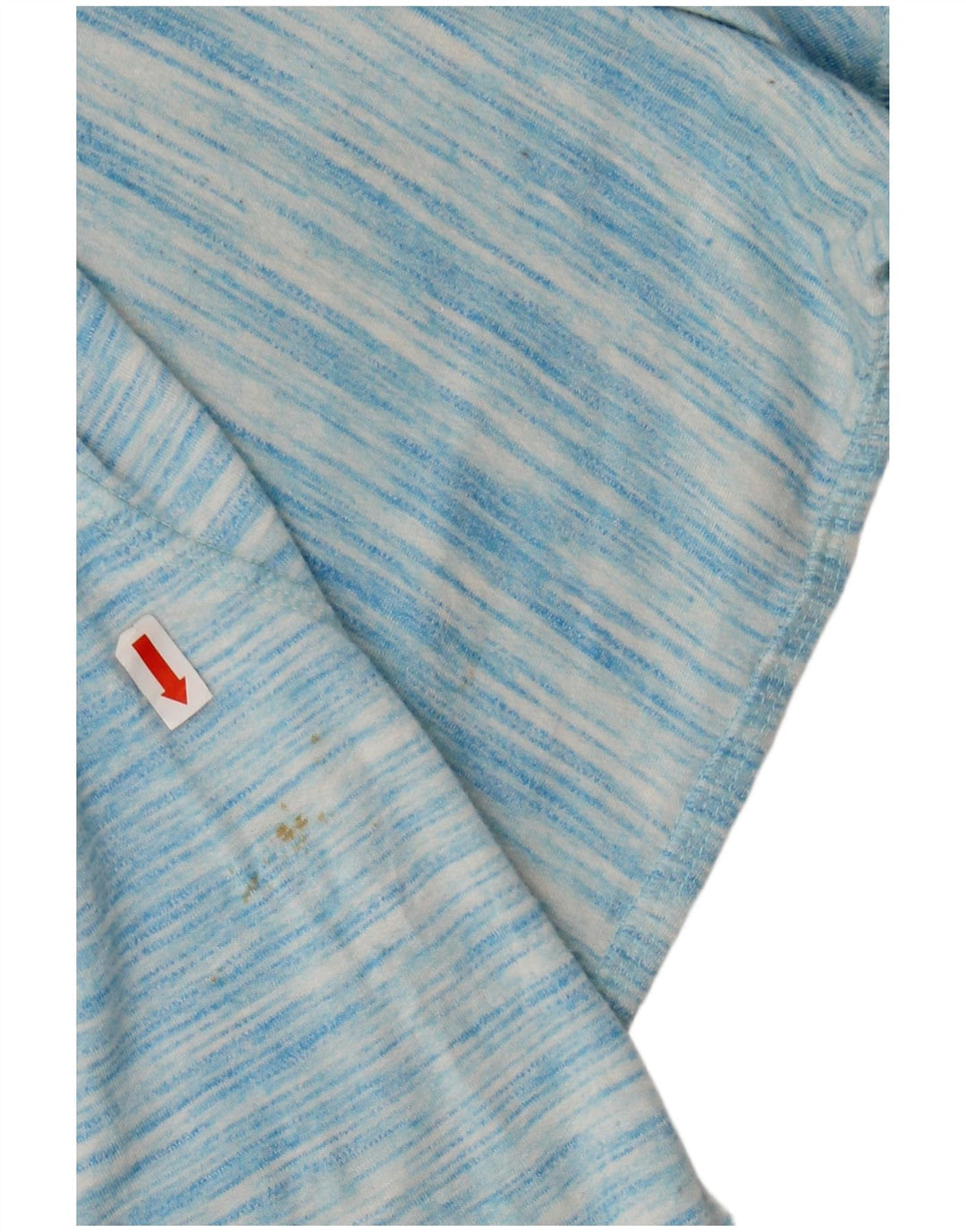 CHAMPION Damen-Sweatshirt-Pullover UK 14 Mittelblau meliertes Viskose