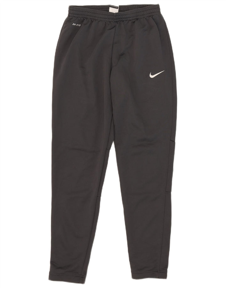 Nike Herren Dri Fit Trainingshose, Größe S, Grau, Polyester
