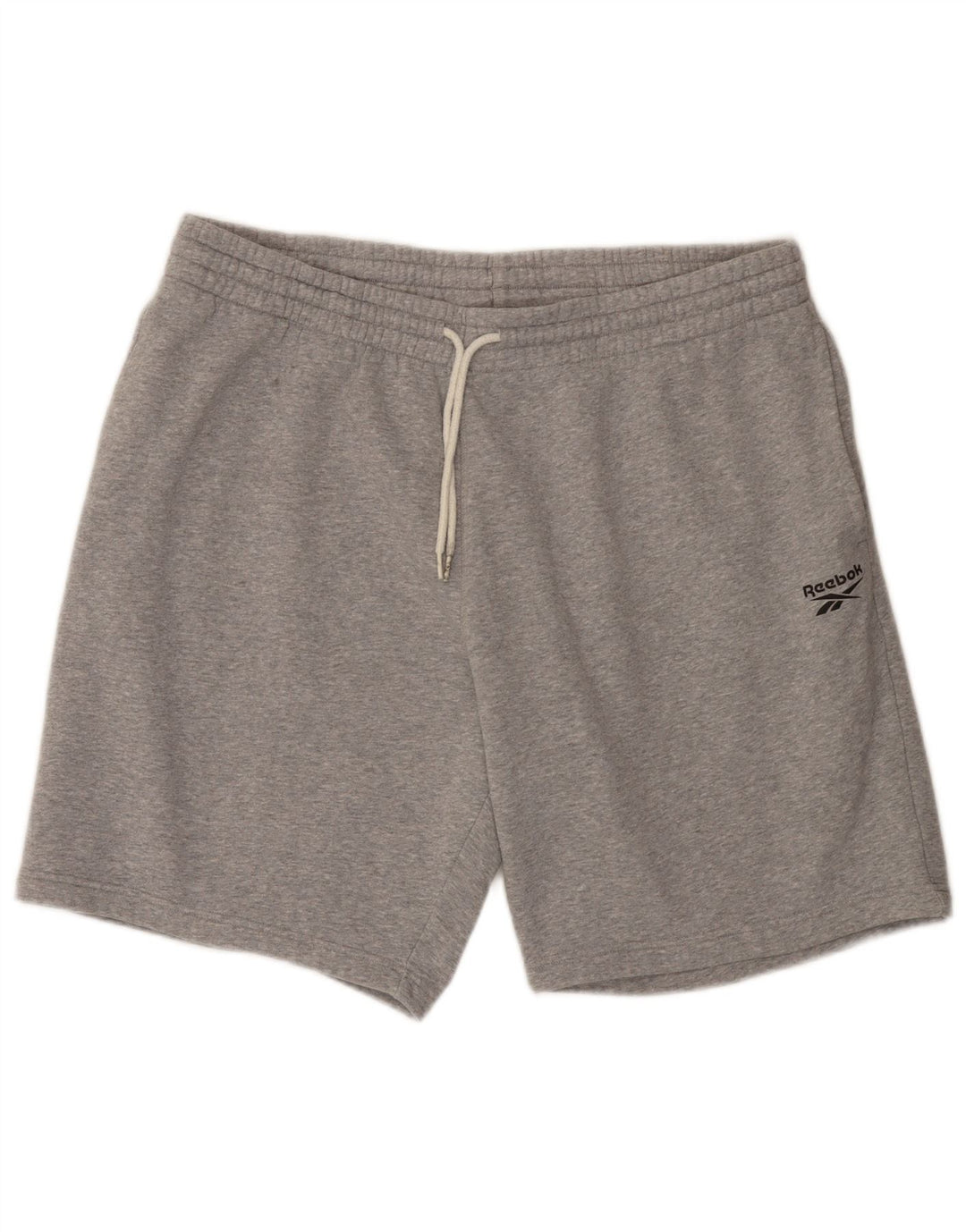 Reebok Herren Sportshorts 2XL Grau gefleckte Baumwolle