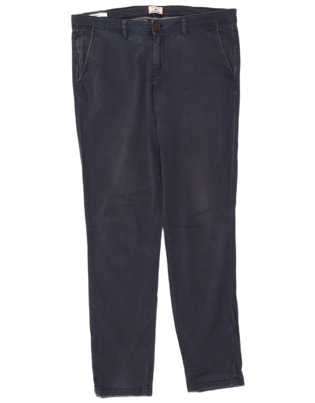 JACK & JONES Herren Marco Slim Chinohose W36 L34 Marineblau