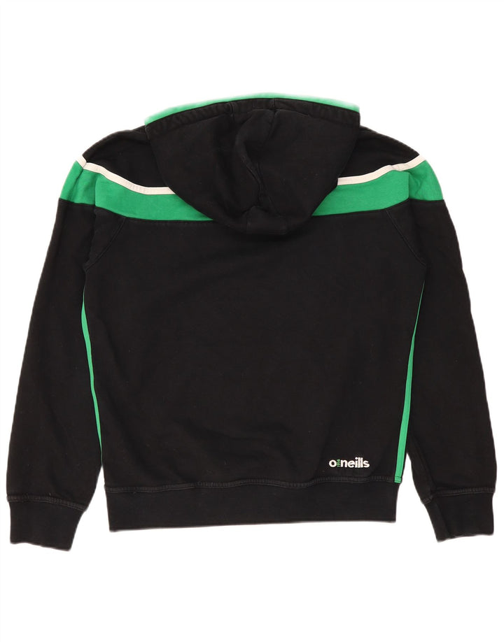 O'Neills Herren-Kapuzenpullover, Größe S, Schwarz, Colourblock-Baumwolle