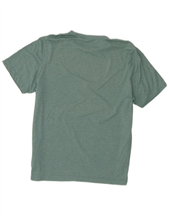 Puma Herren-T-Shirt mit Grafik, groß, grün geflecktes Polyester