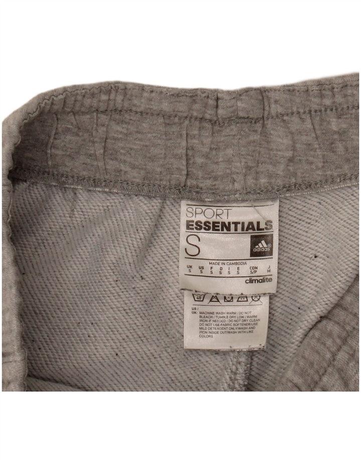 Adidas Herren Climalite Sport Shorts Größe S aus grauer Baumwolle
