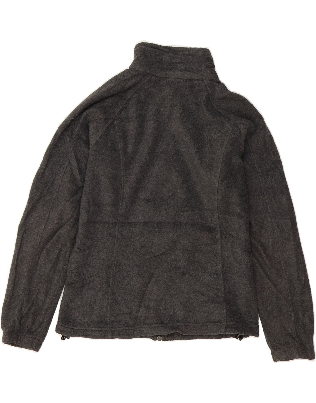 COLUMBIA Womens Fleece Jacket UK 14 Medium Grey Polyester Vintage Columbia and Second-Hand Columbia from Messina Hembry 