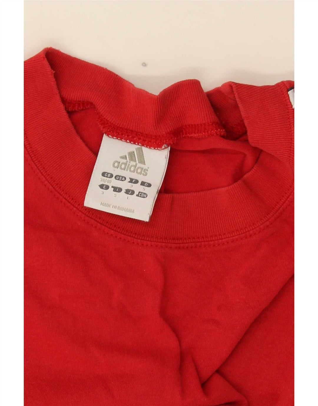 Adidas Herren T-Shirt Top UK 38/40 Medium Rot