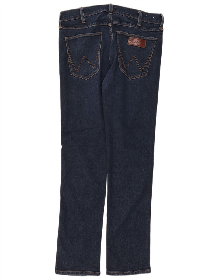 Wrangler Herren-Jeans mit normaler Passform, gerade Passform, W32, L32, marineblau, Baumwolle
