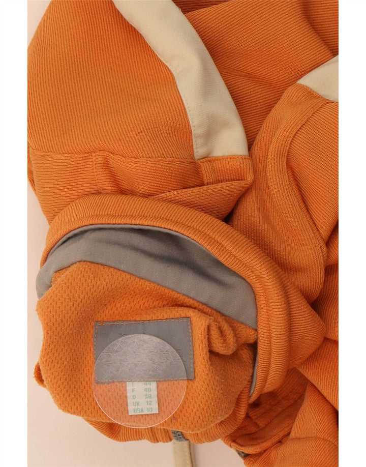 Diadora Damen-Trainingsanzug-Top-Jacke, UK 12, Mittelorange, Farbblock