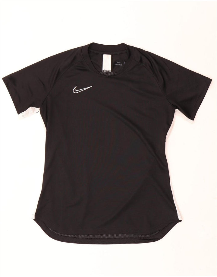 Nike Herren-Dri-Fit-Trainingsanzug-Oberteil, Mittelschwarz, Farbblock