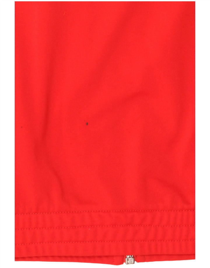 Puma Jungen Grafik-Trainingsanzug-Top-Jacke, 13–14 Jahre, rotes Farbblockdesign