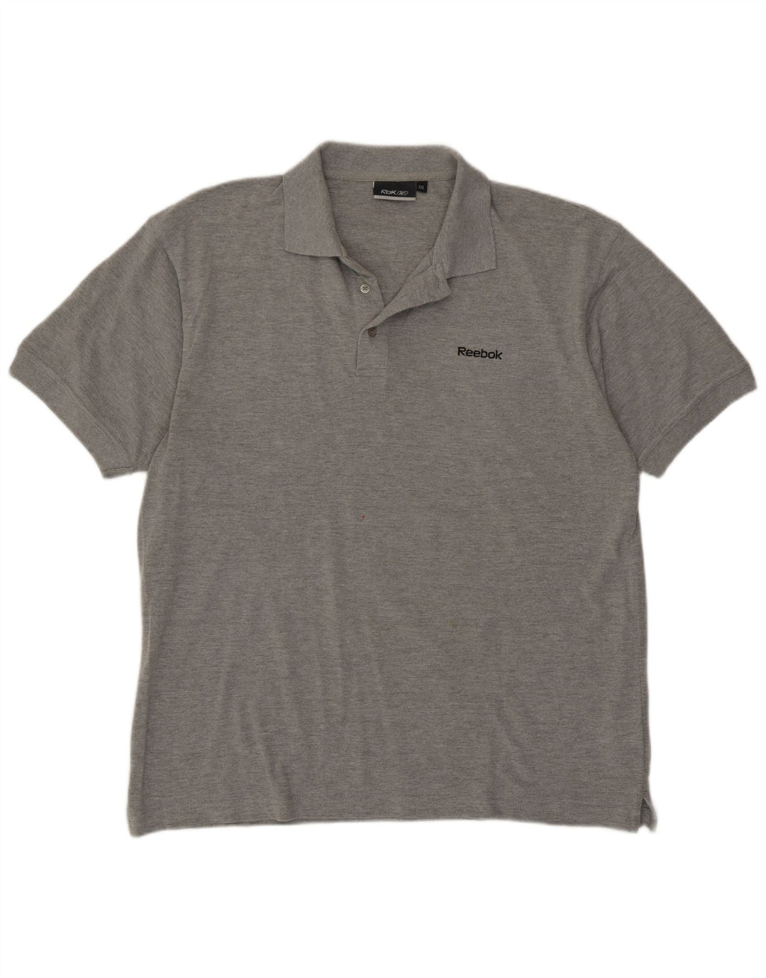 Reebok Herren Poloshirt 2XL Grau Baumwolle