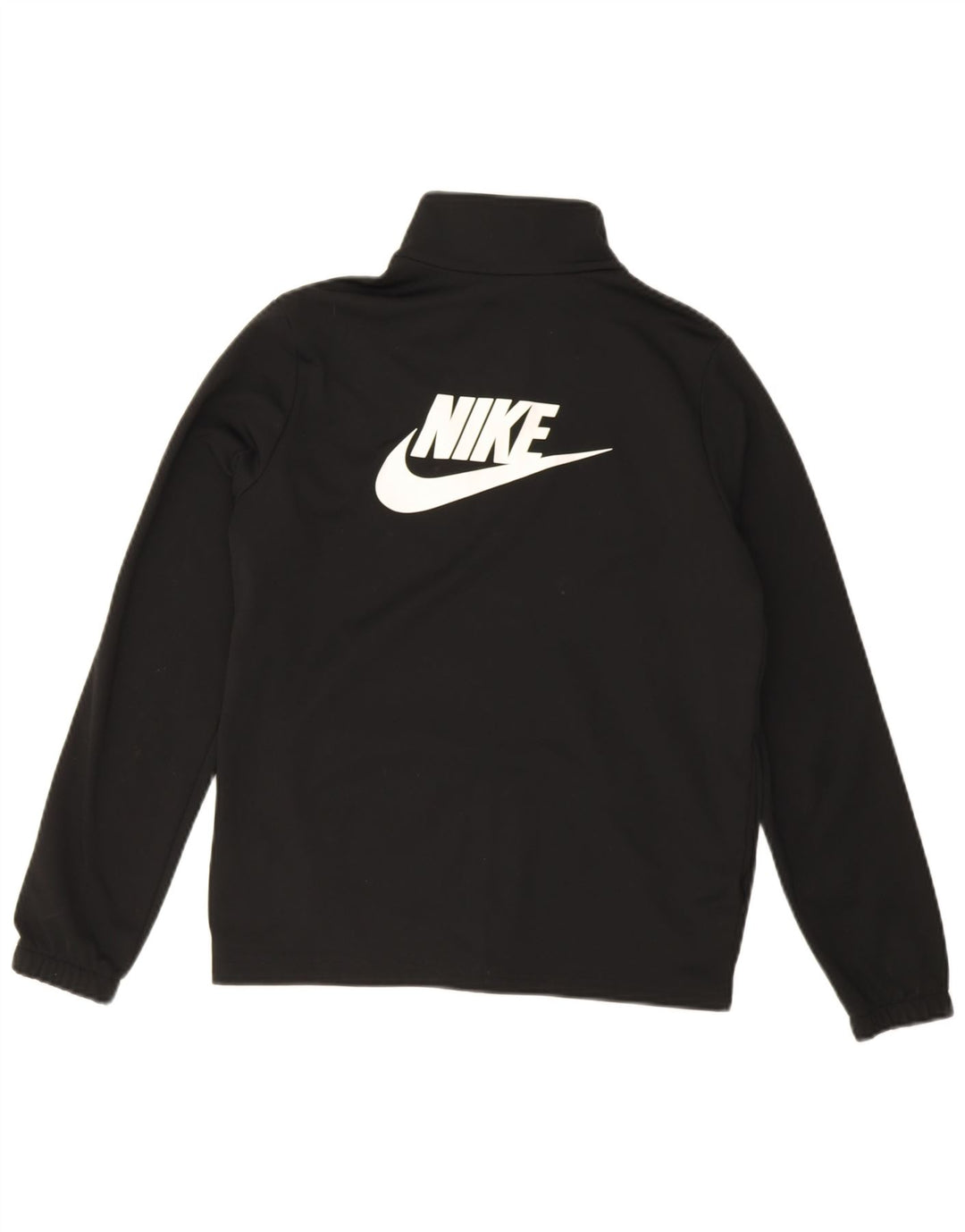 Nike Jungen Grafik-Trainingsanzug-Top-Jacke, 13–14 Jahre, XL, schwarzes Polyester
