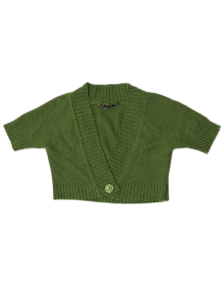 Liu Jo Damen Kurzarm-Bolero-Pullover IT 40 Small Grün