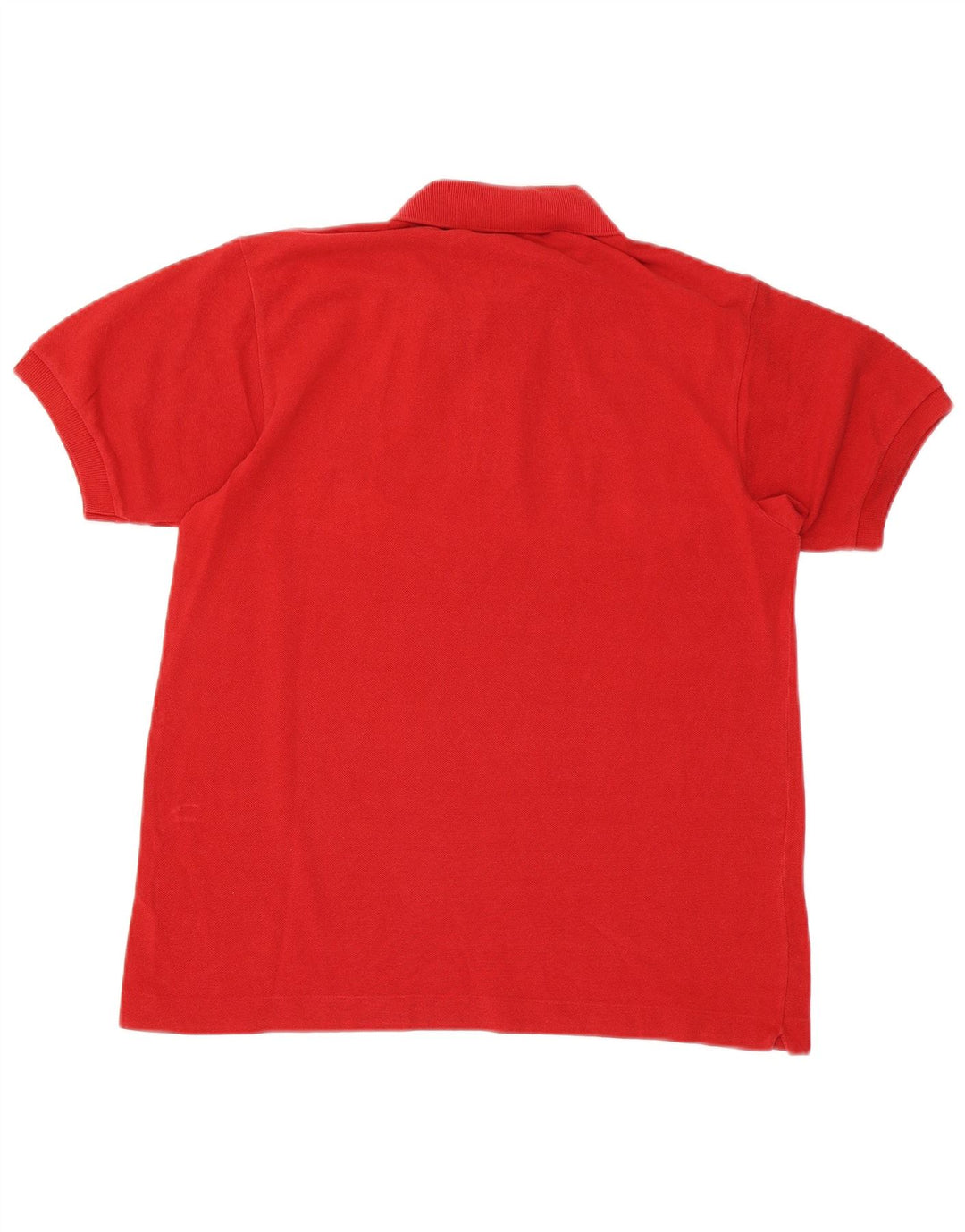 Lacoste Herren-Poloshirt, Größe 4, mittelrote Baumwolle