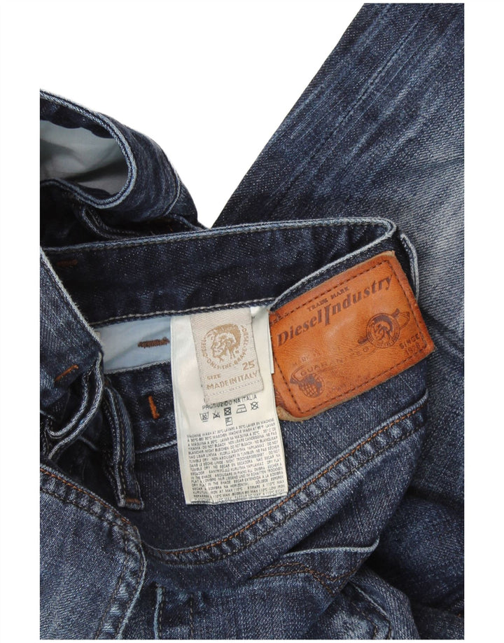 DIESEL Herren Slim Jeans W25 L23 Blaue Baumwolle
