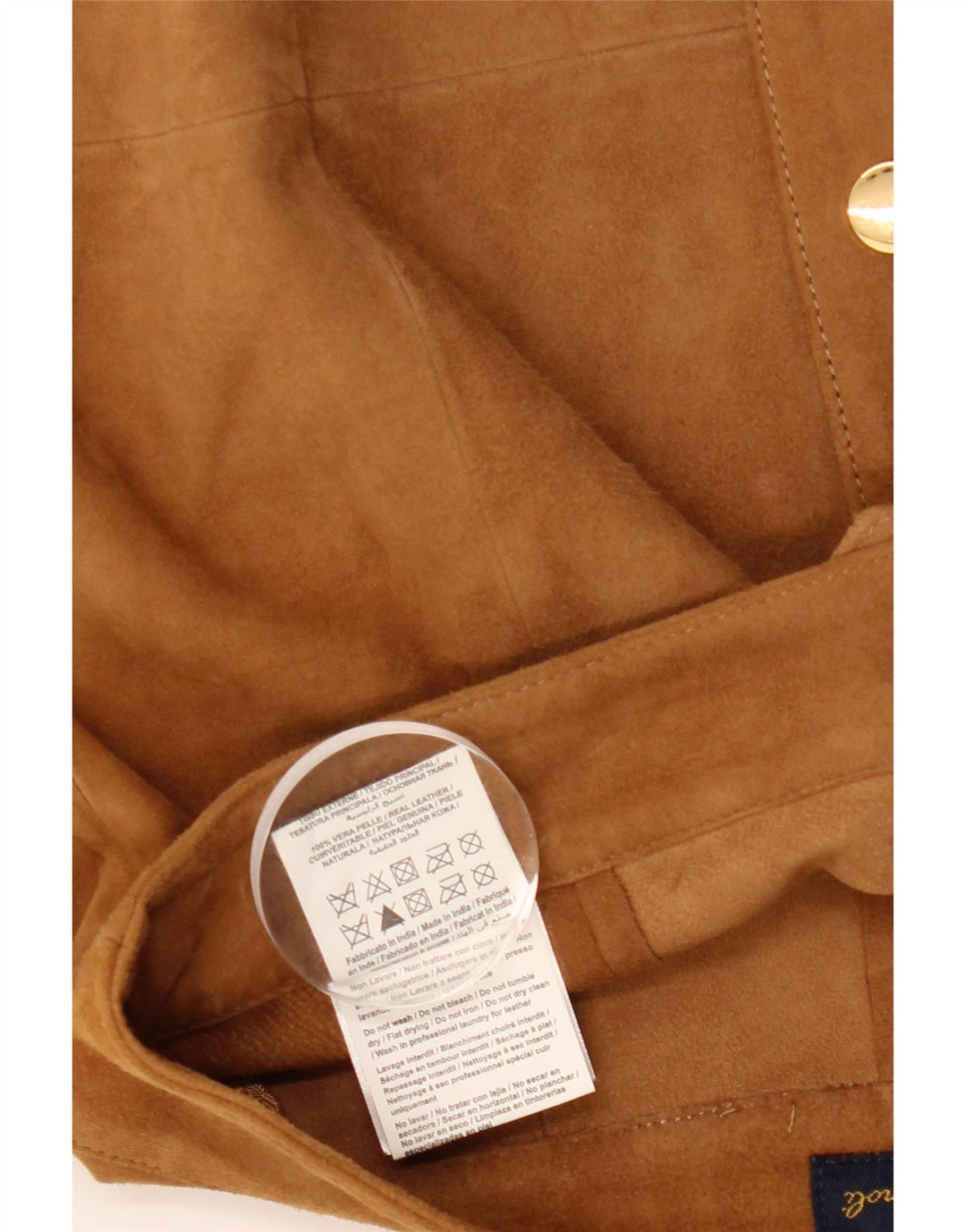 Luisa Spagnoli Damen Wildleder Minirock IT 40 Small W28 Braunes Leder