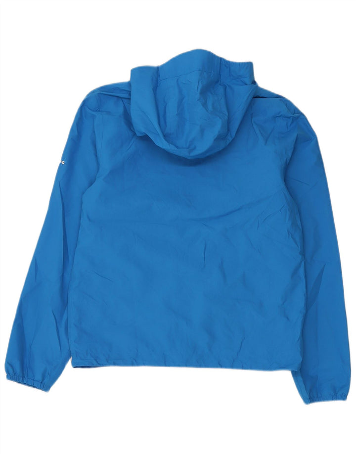 Adidas Herren Graphic Hooded Rain Jacket UK 34 XS Blau Polyester