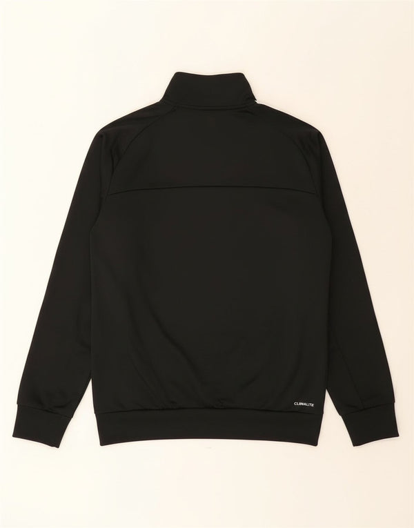 Adidas Herren Trainingsanzug Top Jacke UK 36/38 Small Schwarz Polyester