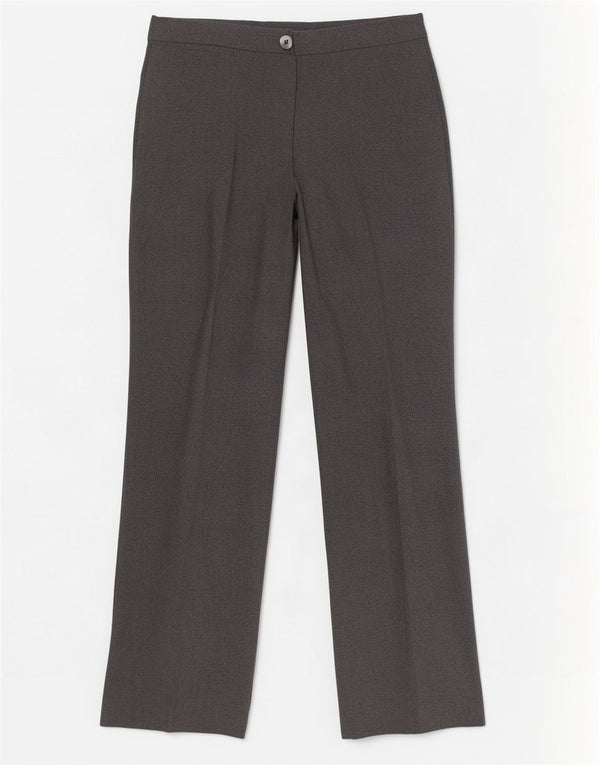 Marks & Spencer Damen Gerade Freizeithose UK 12 Medium W30 L33 Grau