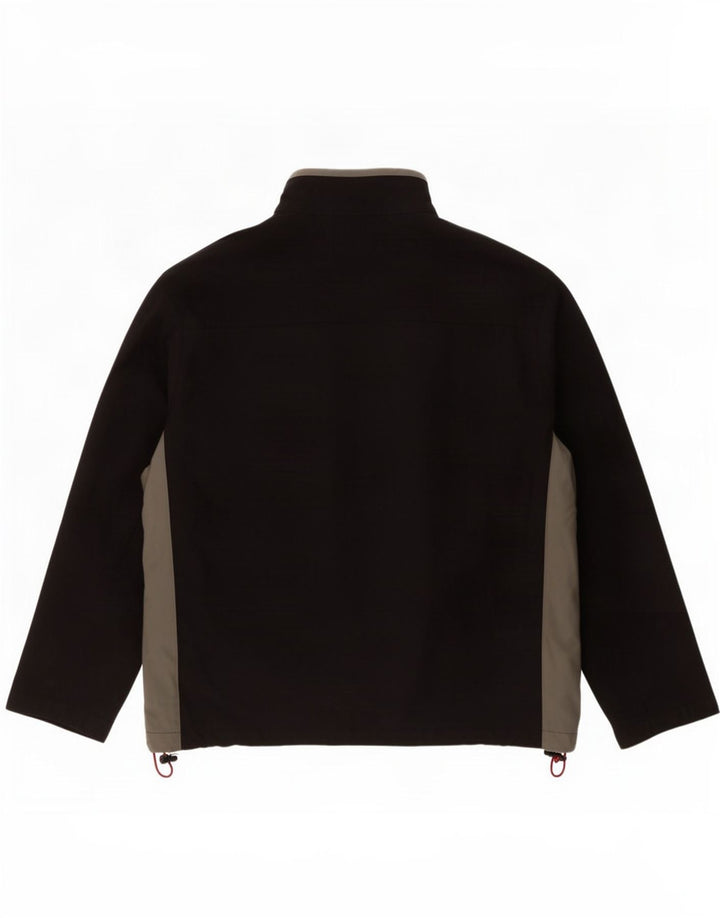 Gap Herren-Trainingsanzug-Oberteil, Jacke XL, schwarzes Colourblock-Nylon