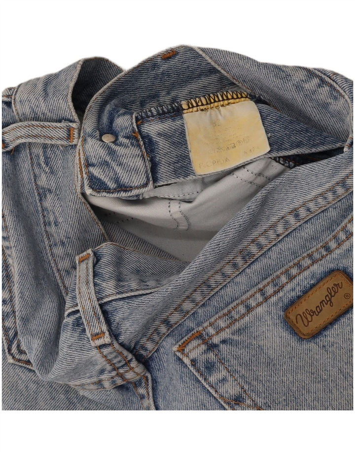 WRANGLER Womens Denim Shorts W32 Large Blue