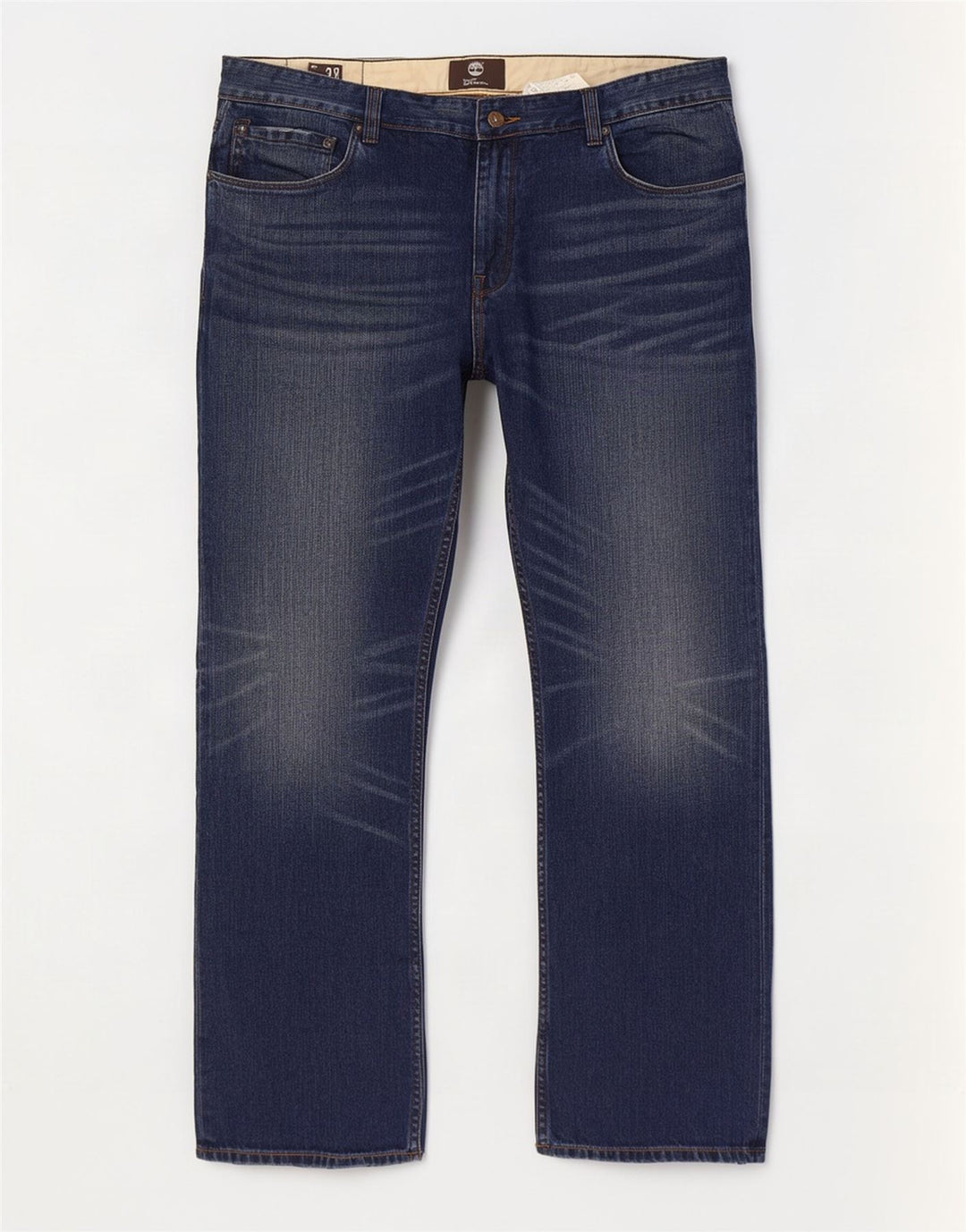 Timberland Herren Earthkeepers Straight Jeans W38 L33 Blaue Baumwolle